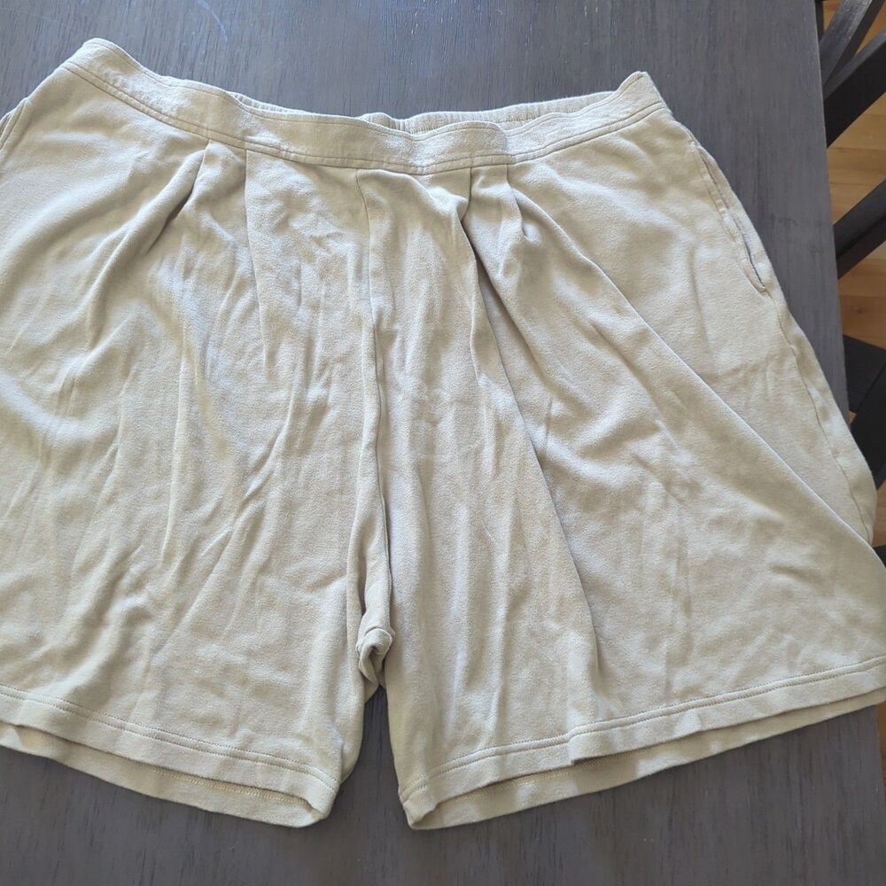 Nicole Summer Women's Shorts 3XL 100% Cotton Beige